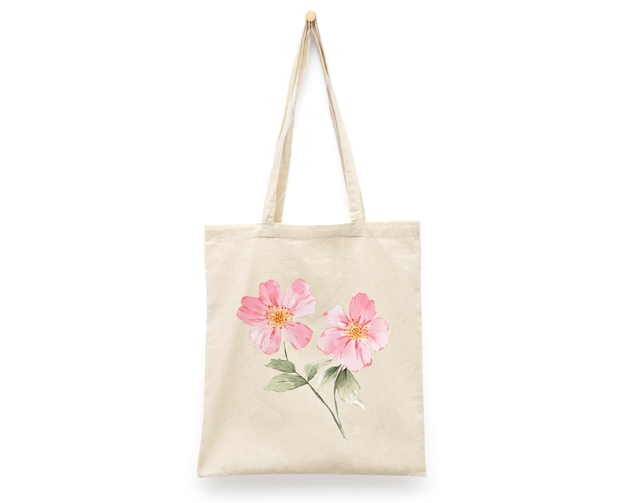 Tote Bag Flores Rosas