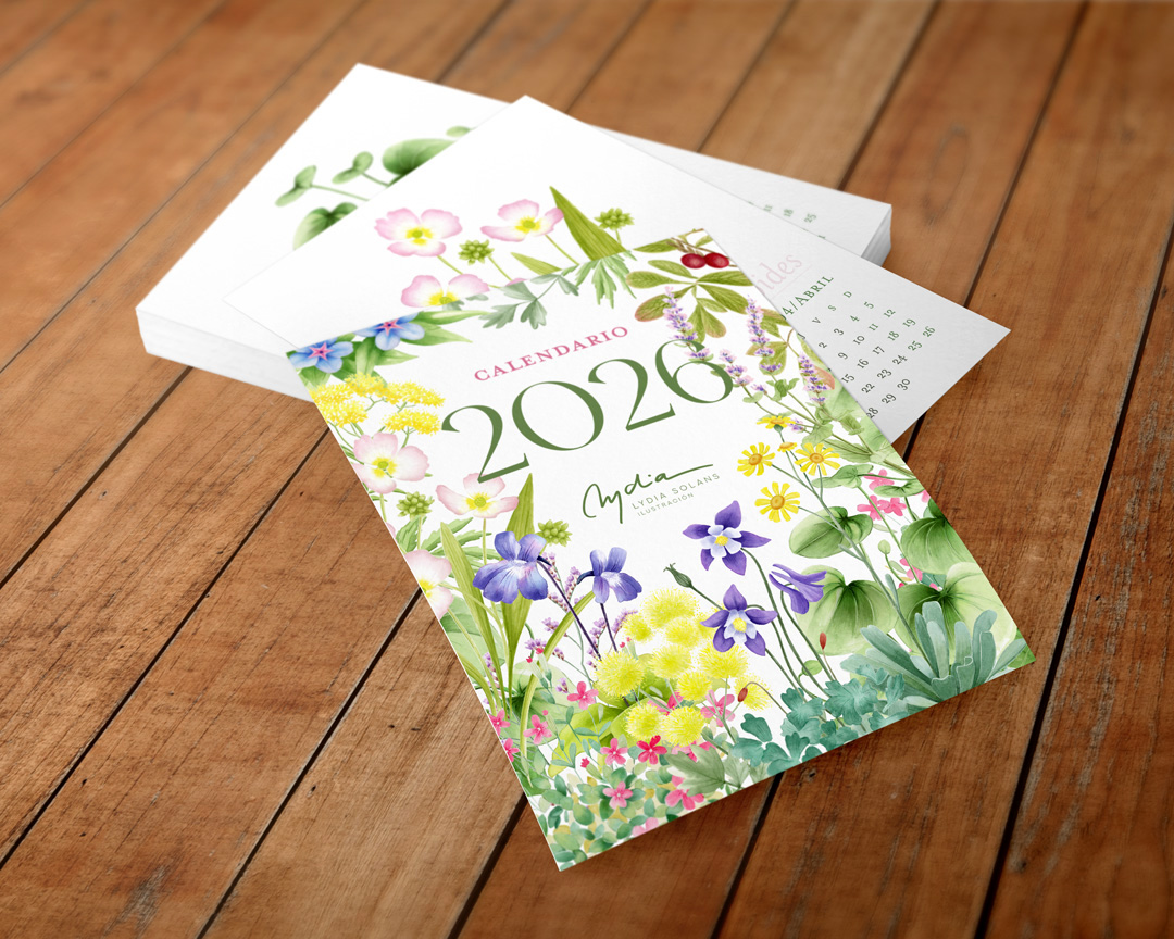 PREVENTA Calendario Botánico 2026