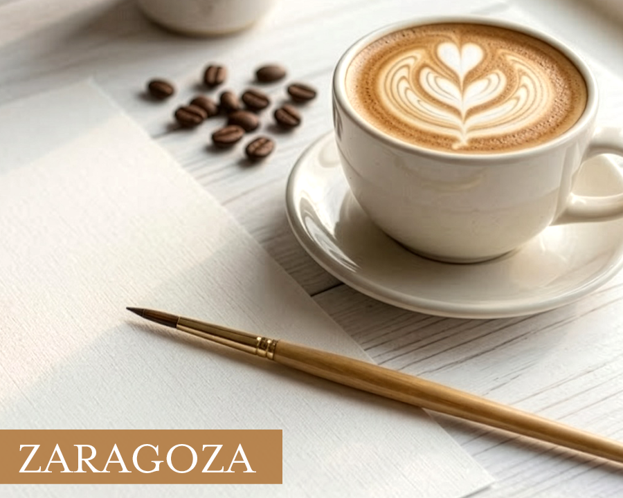 Pintura con café